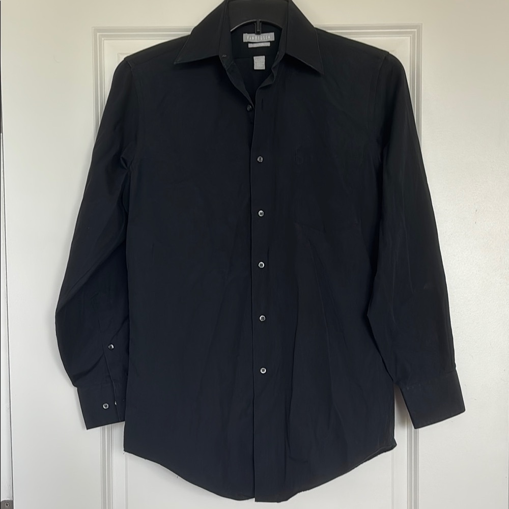 Men's Black Dress Shirt